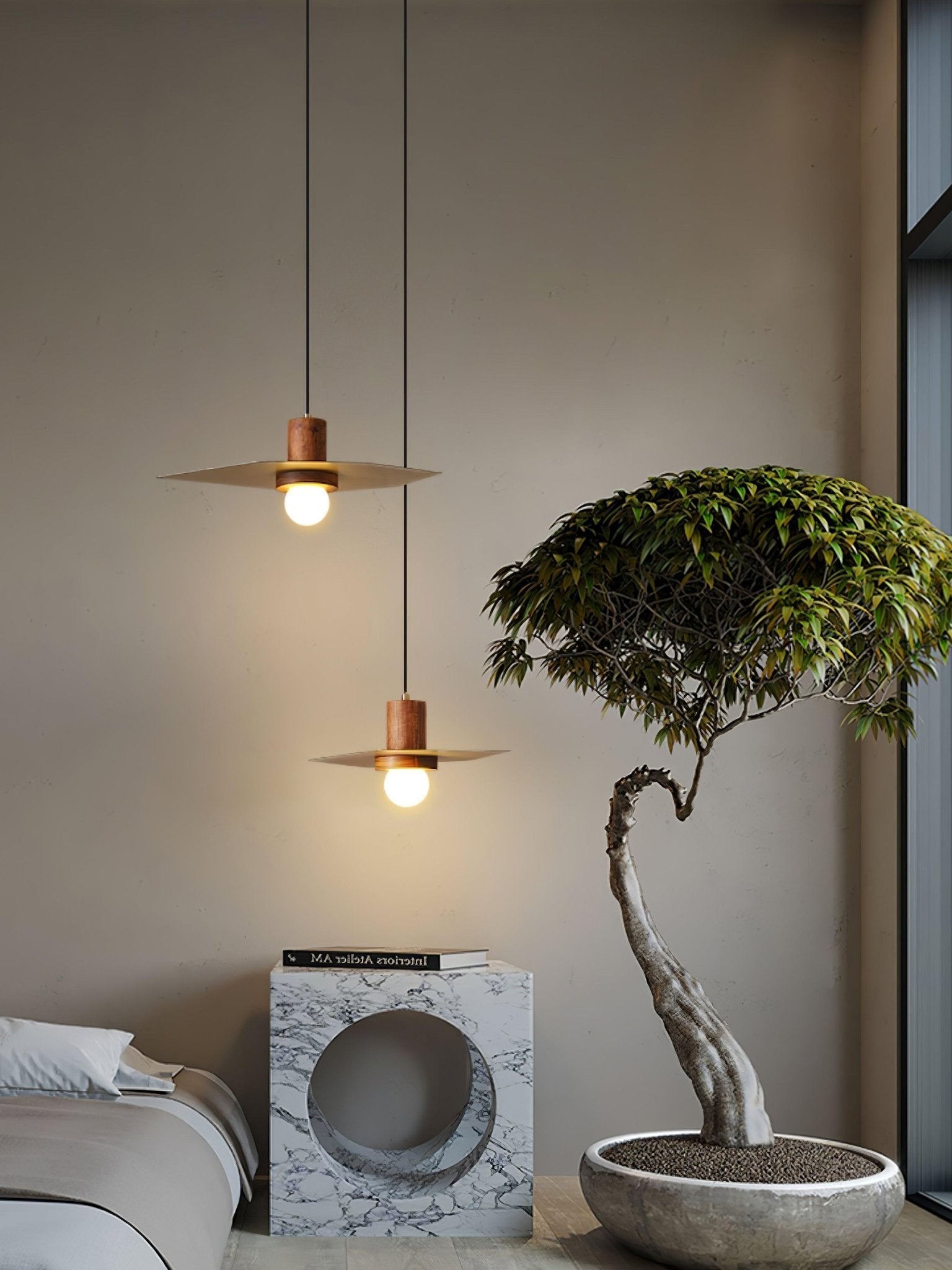 Elara Halo Pendant Lamp - Lamp Outdoor