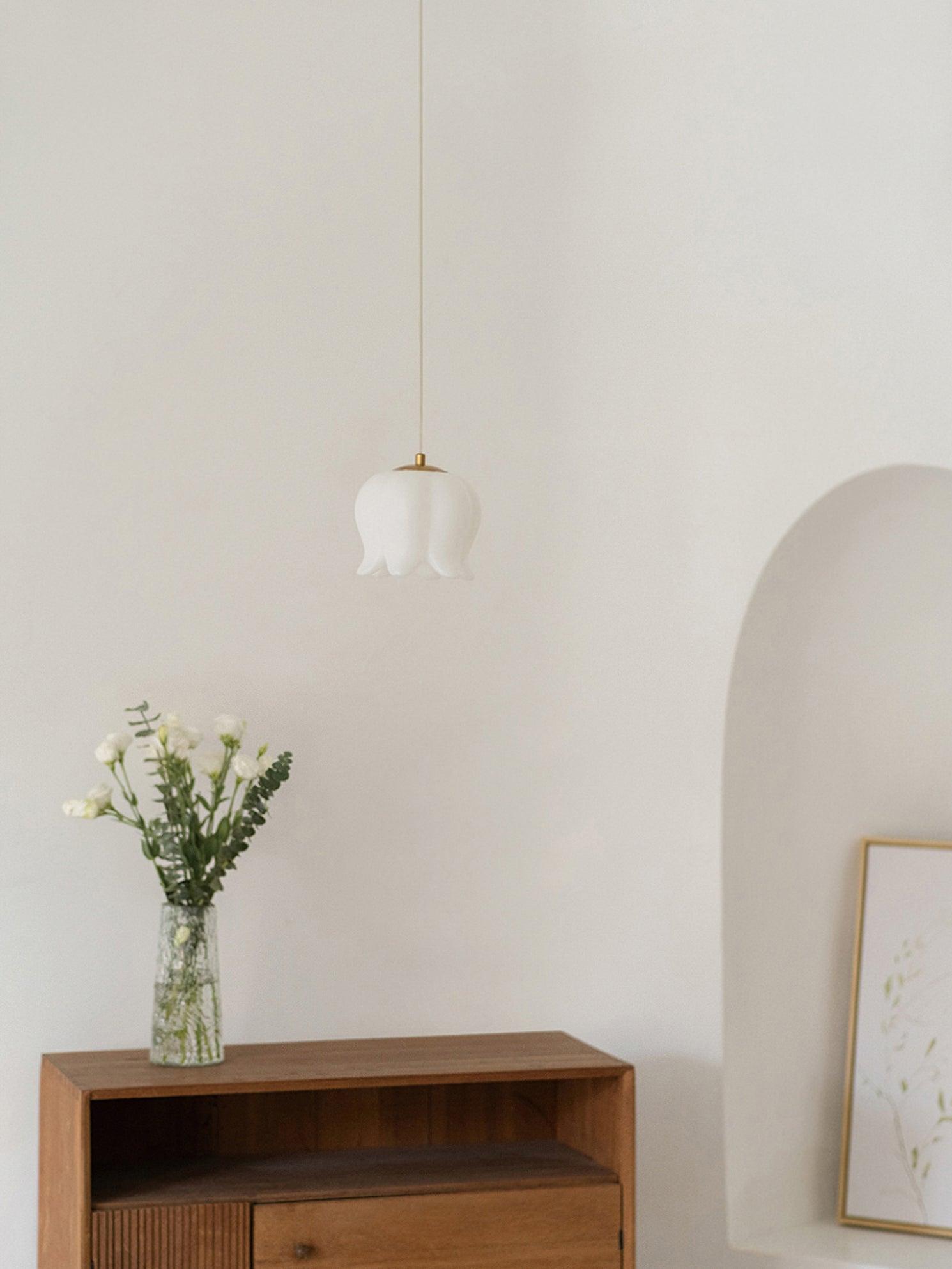 Elegant Floral Pendant Light - Lamp Outdoor