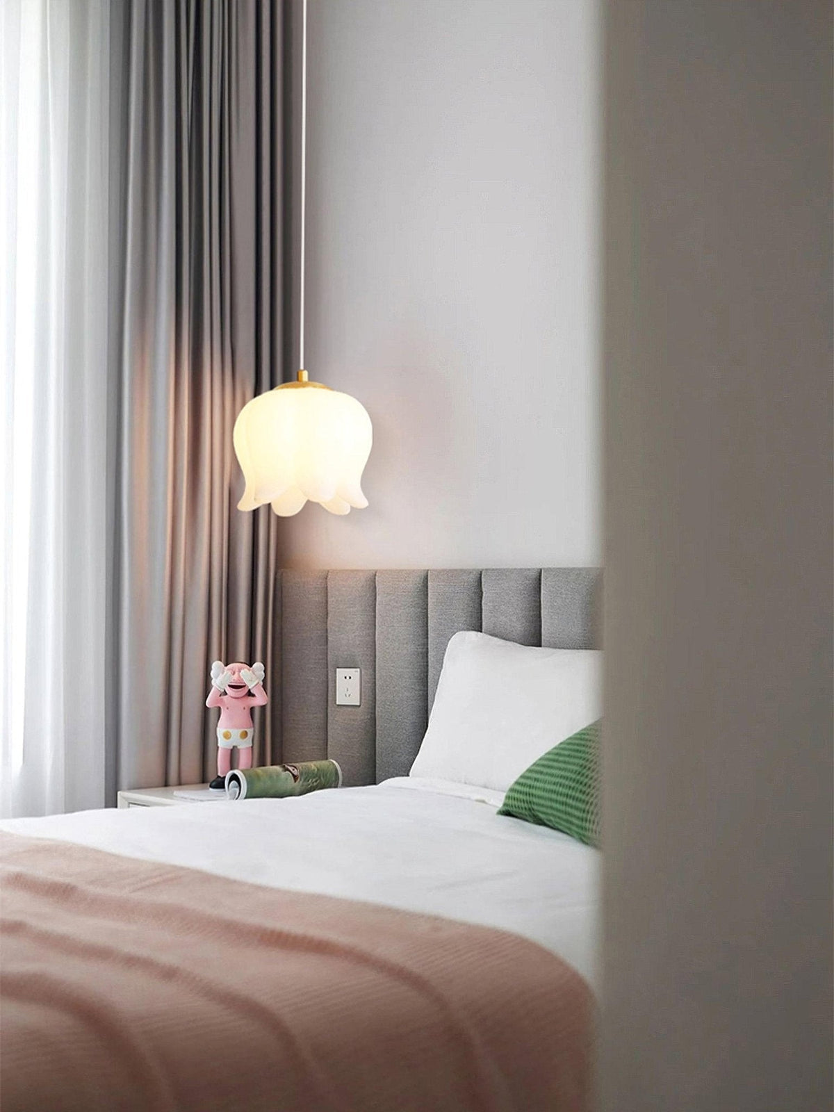 Elegant Floral Pendant Light - Lamp Outdoor