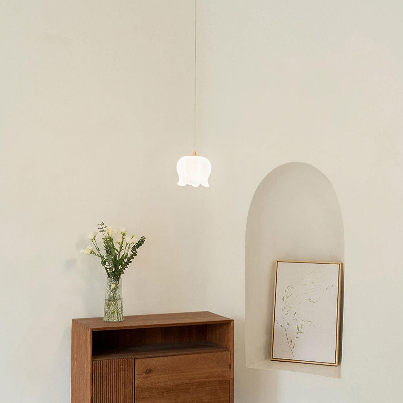 Elegant Floral Pendant Light - Lamp Outdoor