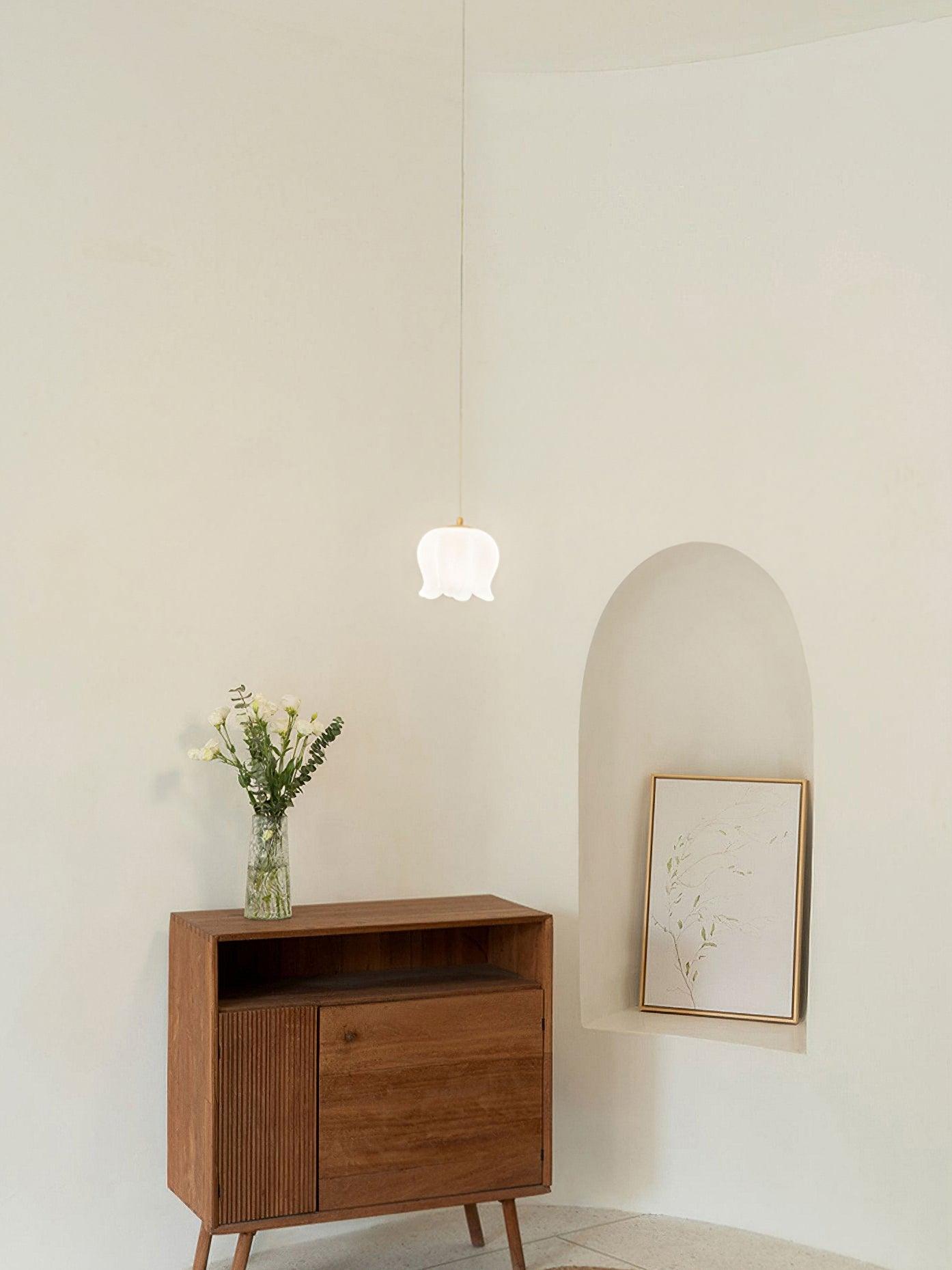 Elegant Floral Pendant Light - Lamp Outdoor