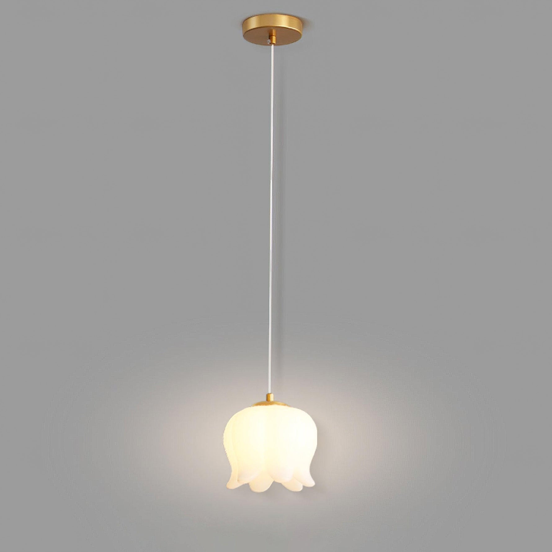 Elegant Floral Pendant Light - Lamp Outdoor