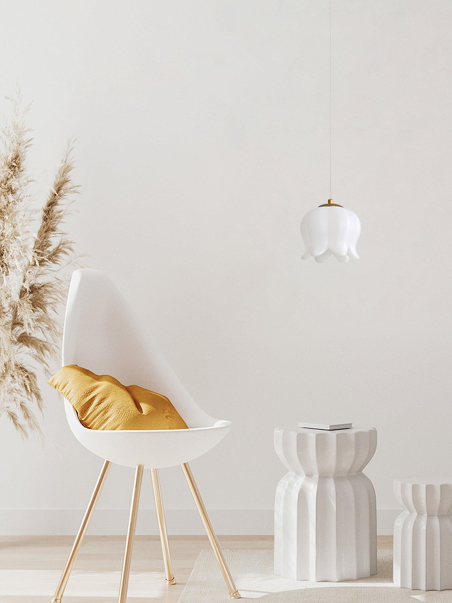Elegant Floral Pendant Light - Lamp Outdoor