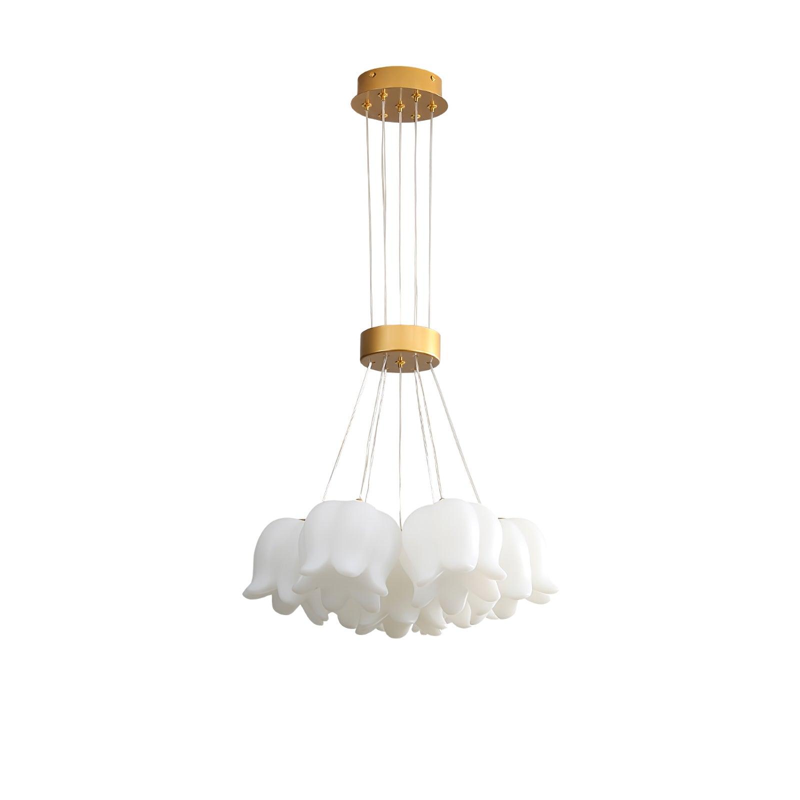 Elegant Floral Pendant Light - Lamp Outdoor