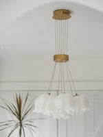 Elegant Floral Pendant Light - Lamp Outdoor