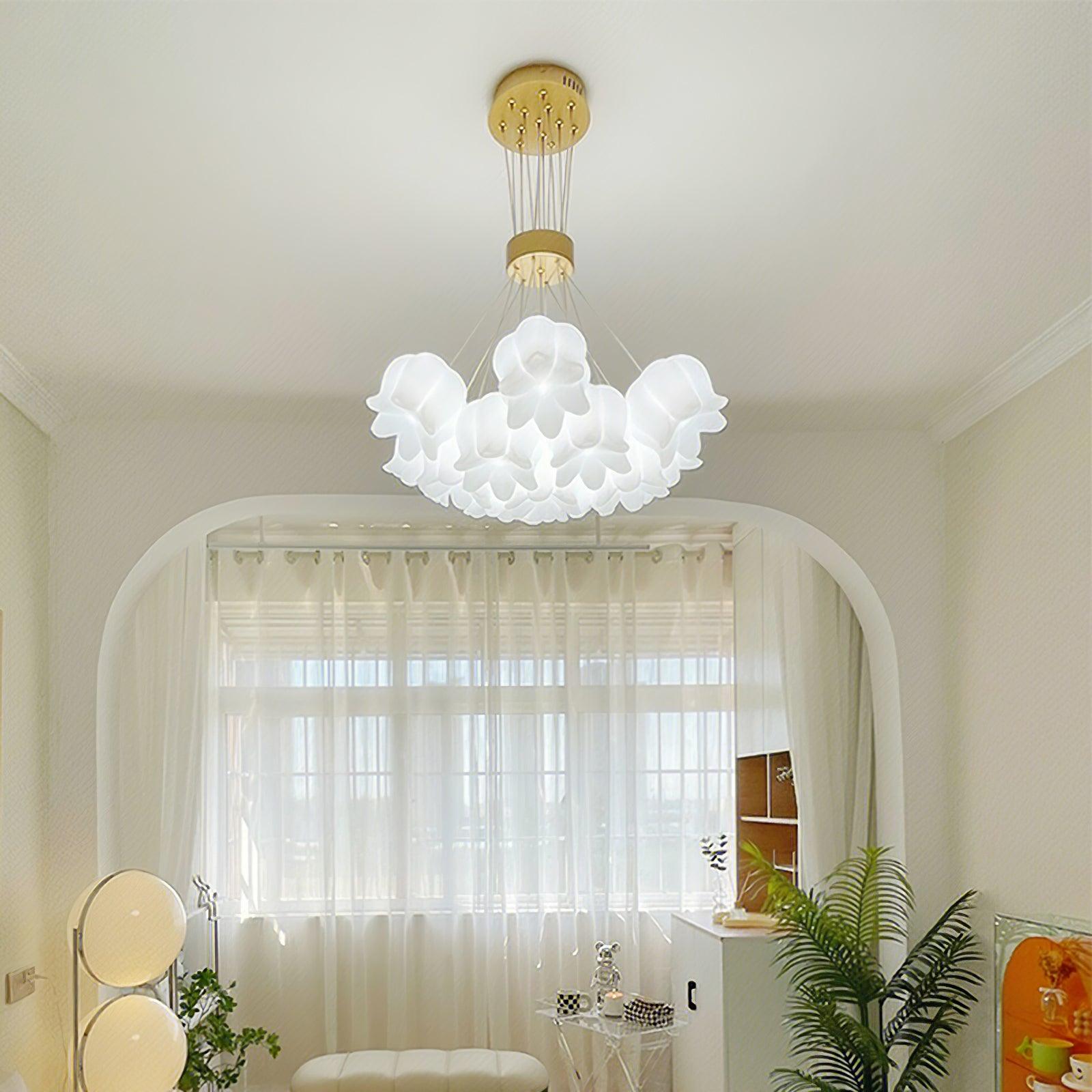 Elegant Floral Pendant Light - Lamp Outdoor