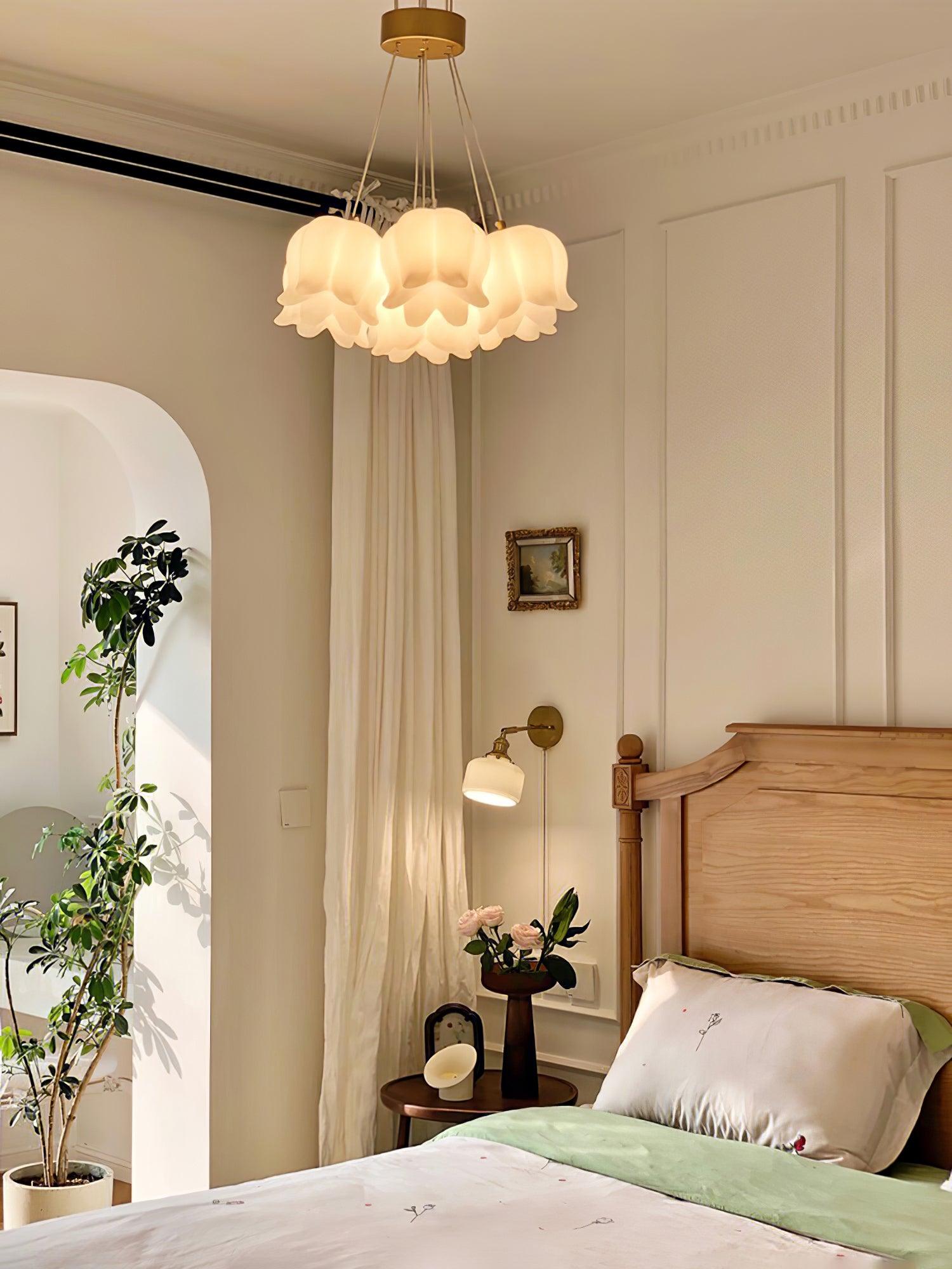 Elegant Floral Pendant Light - Lamp Outdoor
