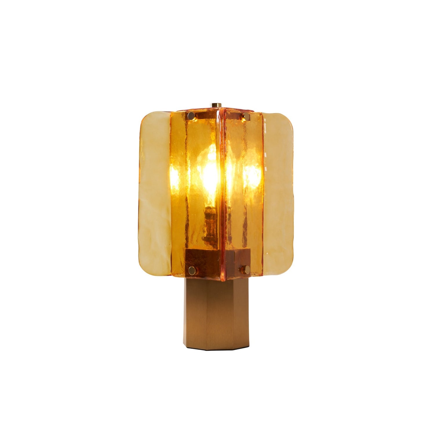 Elias Modern Glass Table Lamp