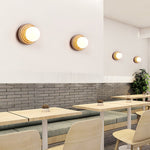Echo Travertine Globe Wall Lamp - Letslighting