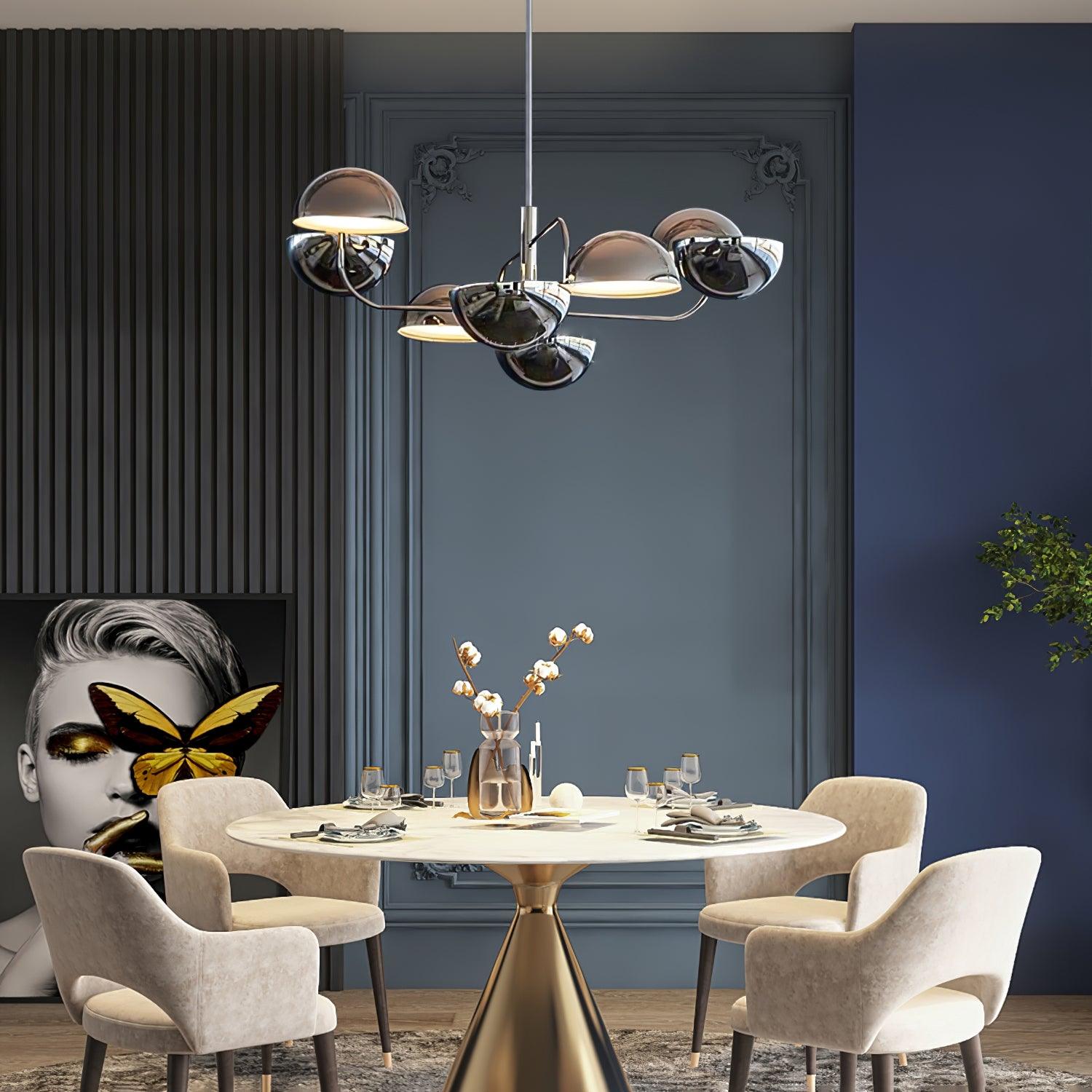 Declan Modern Metal Chandelier - Lamp Outdoor