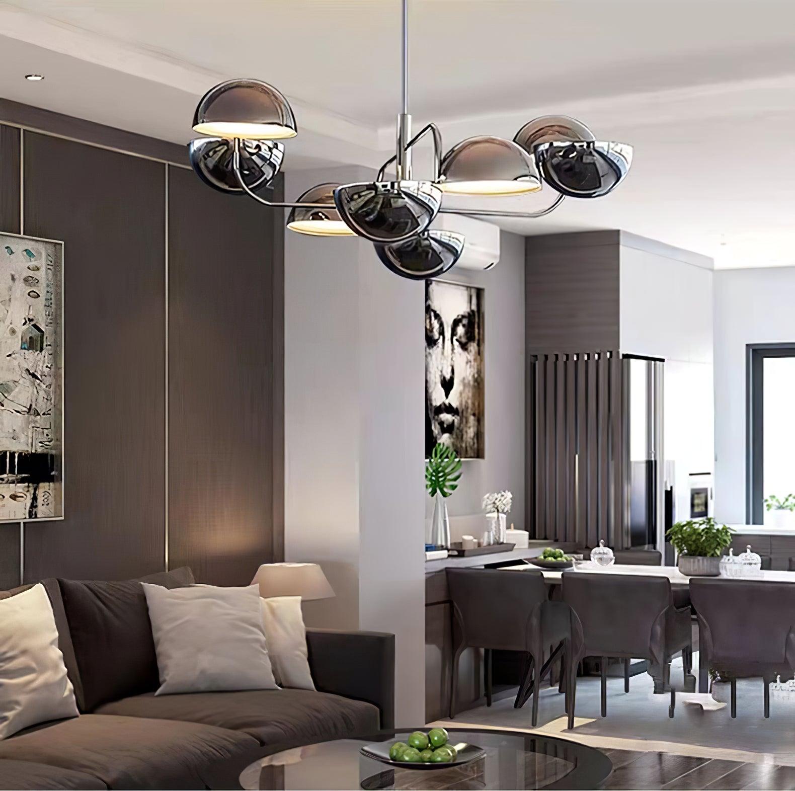 Declan Modern Metal Chandelier - Lamp Outdoor