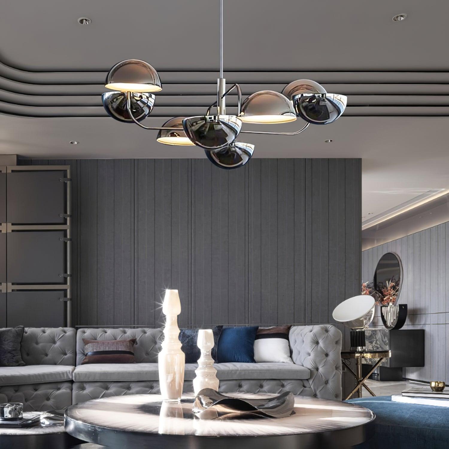 Declan Modern Metal Chandelier - Lamp Outdoor