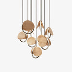 Avvelen Geometric Wood Pendant Light - Lamp Outdoor