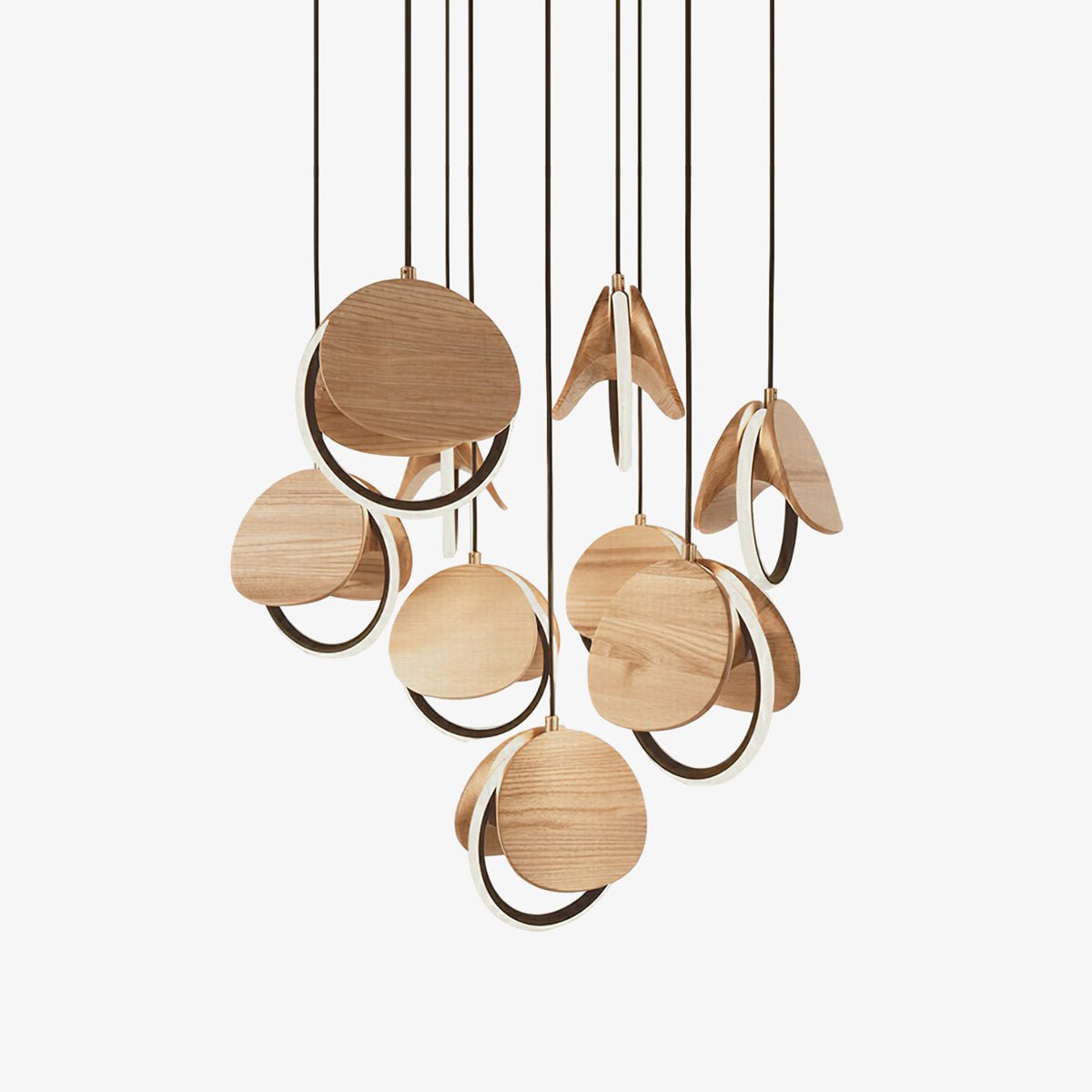 Avvelen Geometric Wood Pendant Light - Lamp Outdoor