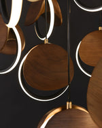 Avvelen Geometric Wood Pendant Light - Lamp Outdoor