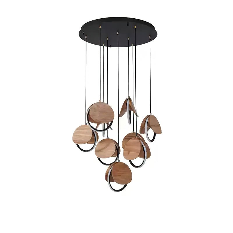 Avvelen Geometric Wood Pendant Light - Lamp Outdoor
