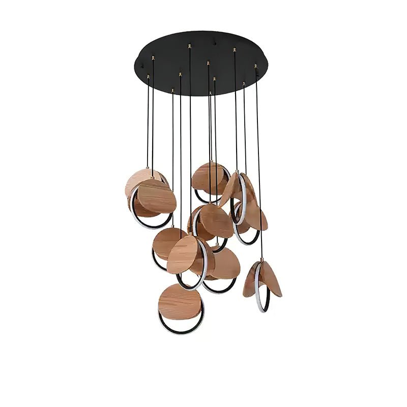 Avvelen Geometric Wood Pendant Light - Lamp Outdoor