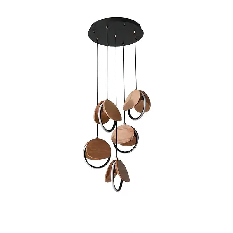 Avvelen Geometric Wood Pendant Light - Lamp Outdoor