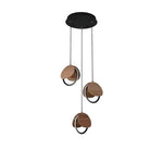 Avvelen Geometric Wood Pendant Light - Lamp Outdoor