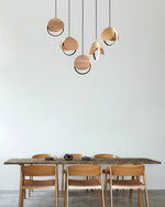 Avvelen Geometric Wood Pendant Light - Lamp Outdoor