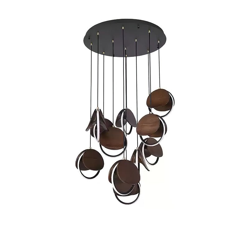 Avvelen Geometric Wood Pendant Light - Lamp Outdoor