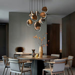 Avvelen Geometric Wood Pendant Light - Lamp Outdoor