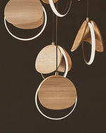 Avvelen Geometric Wood Pendant Light - Lamp Outdoor
