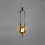 Ellipse Ring Marble Wall Light - Lamp Outdoor