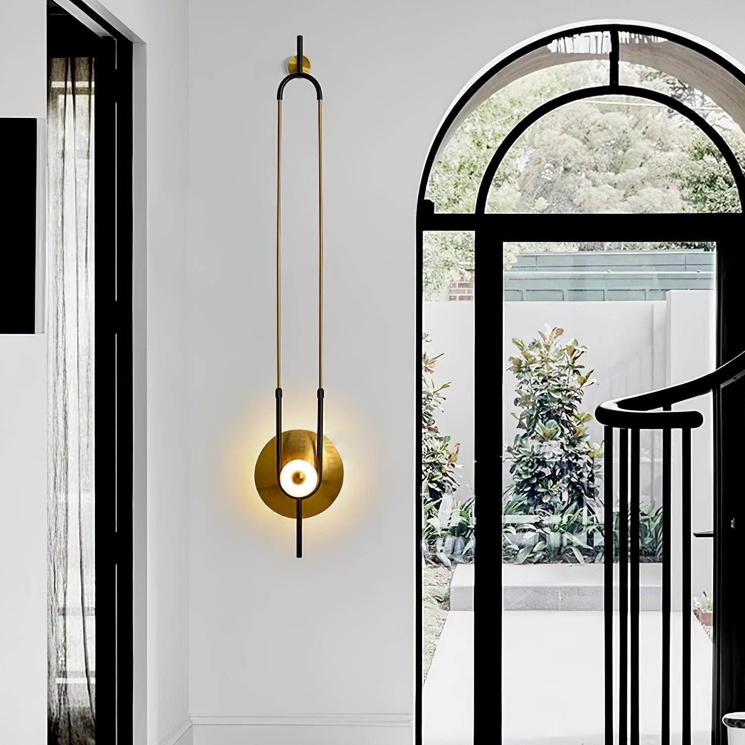 Ellipse Ring Marble Wall Light - Lamp Outdoor
