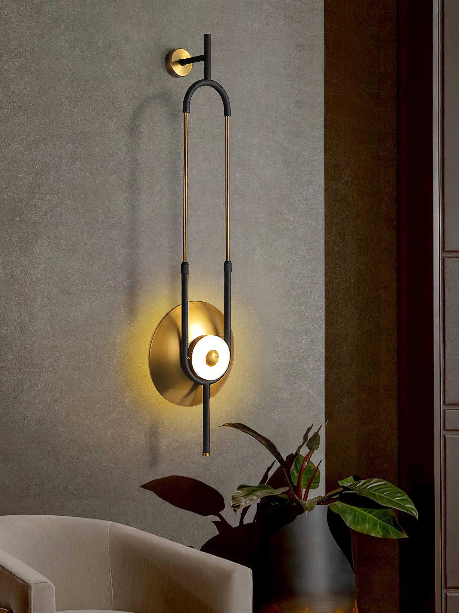 Ellipse Ring Marble Wall Light - Lamp Outdoor