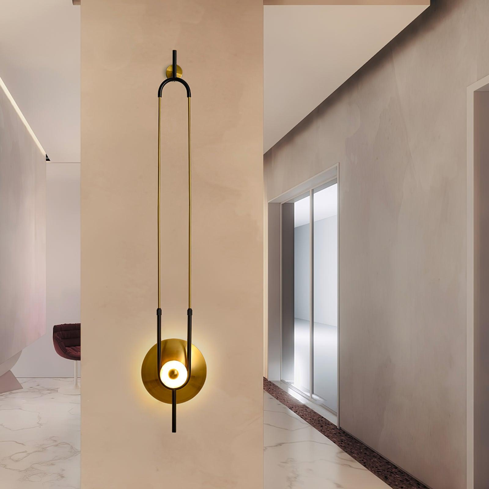 Ellipse Ring Marble Wall Light - Lamp Outdoor