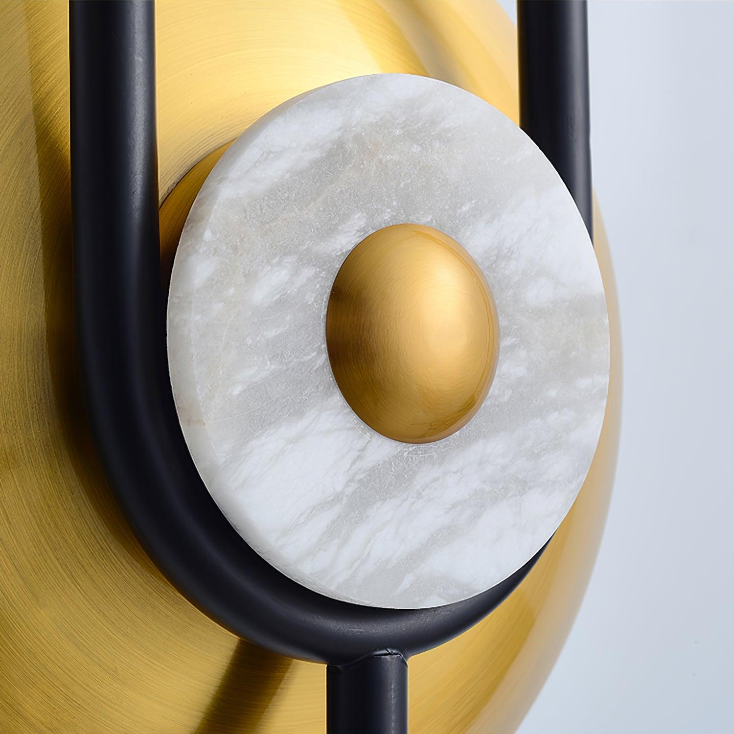 Ellipse Ring Marble Wall Light - Lamp Outdoor