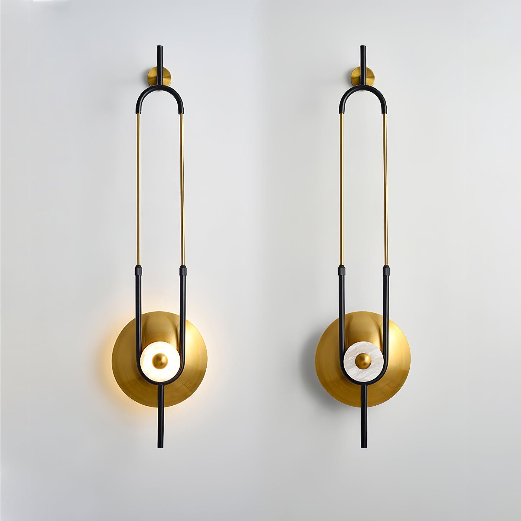 Ellipse Ring Marble Wall Light - Lamp Outdoor