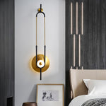 Ellipse Ring Marble Wall Light - Lamp Outdoor