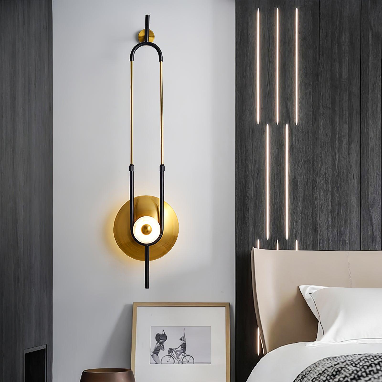 Ellipse Ring Marble Wall Light - Lamp Outdoor