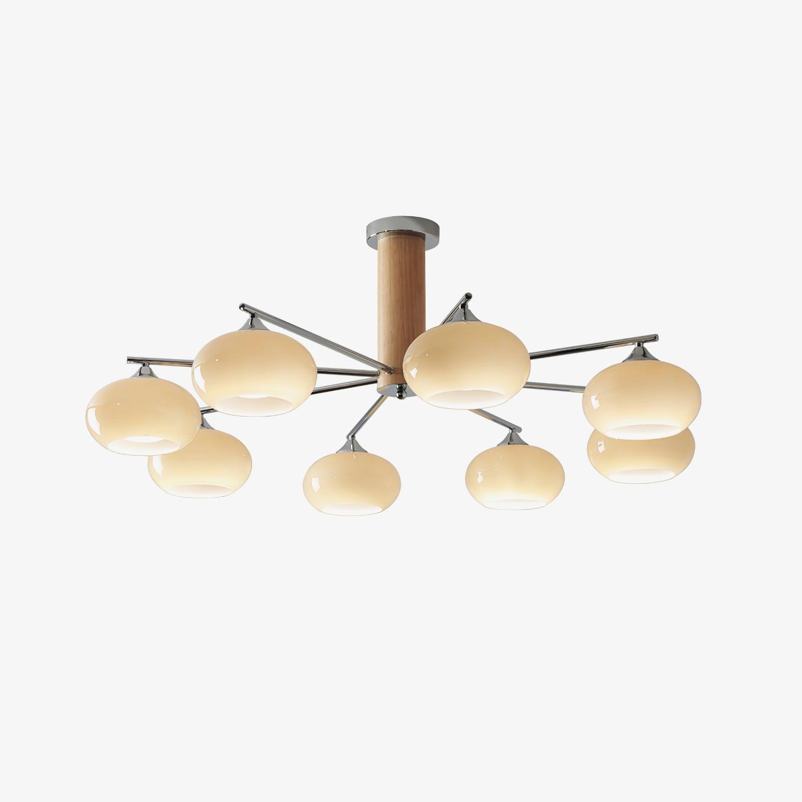 Elliptical Persimmon Chandelier - Lamp Outdoor