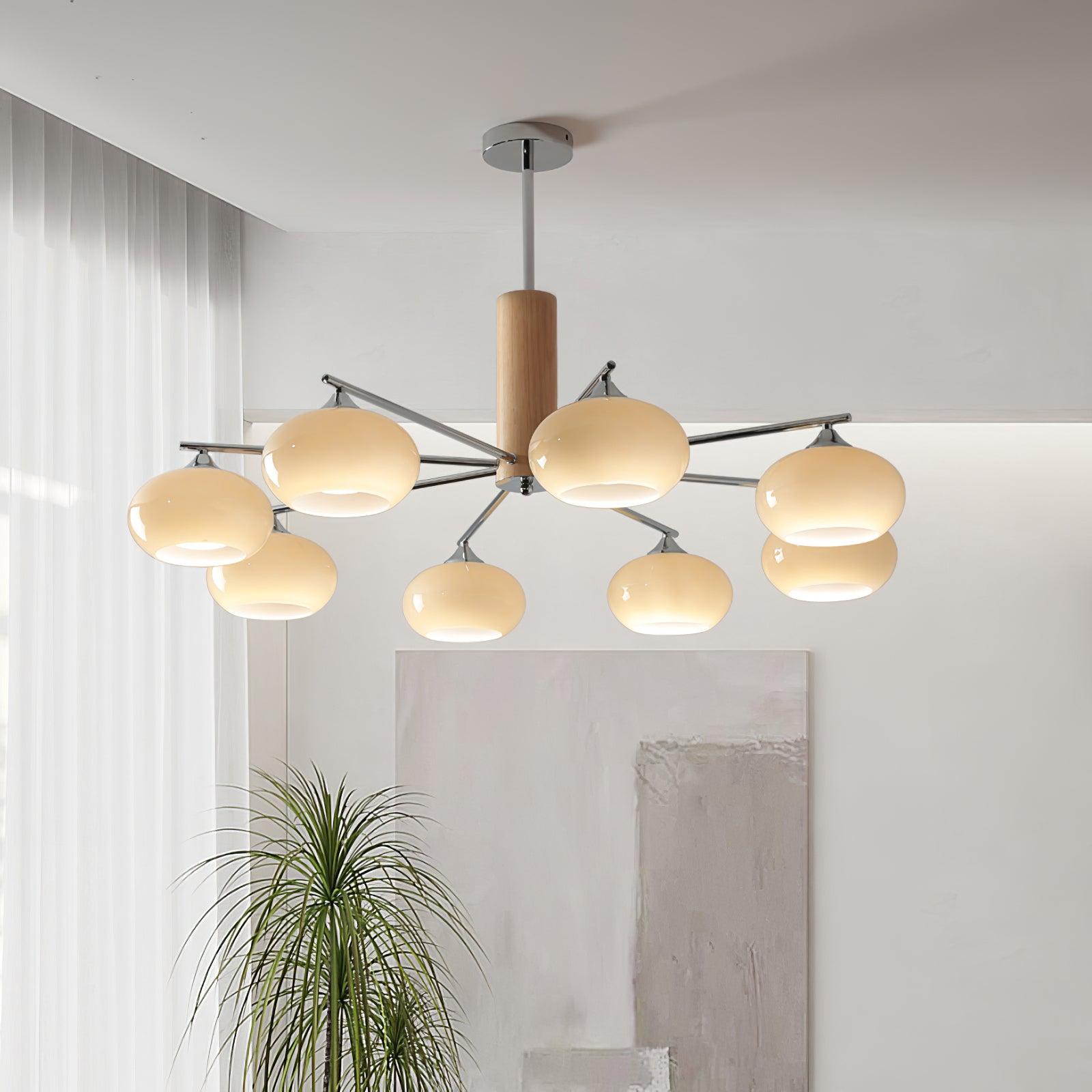 Elliptical Persimmon Chandelier - Lamp Outdoor