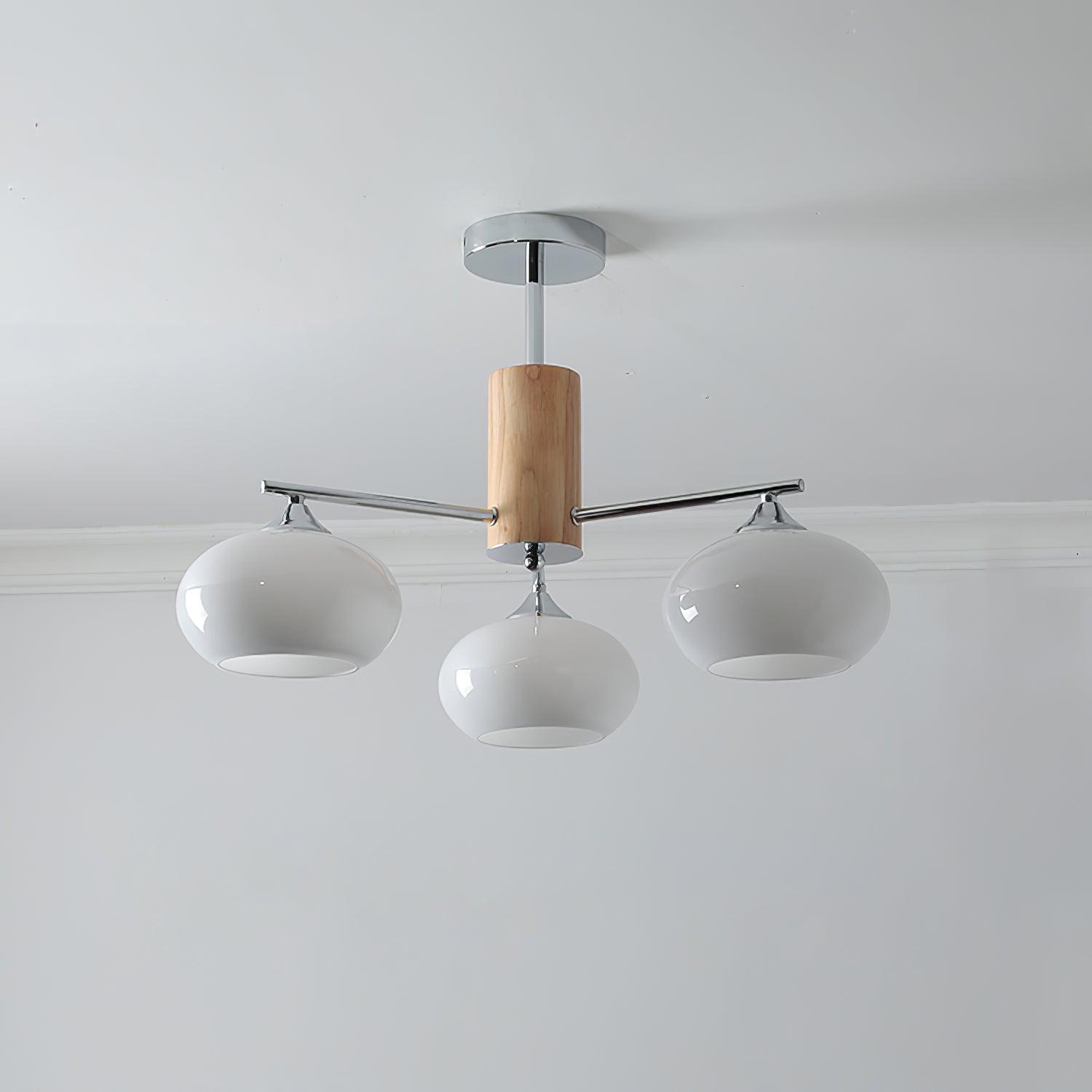 Elliptical Persimmon Chandelier - Lamp Outdoor