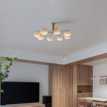 Elliptical Persimmon Chandelier - Lamp Outdoor