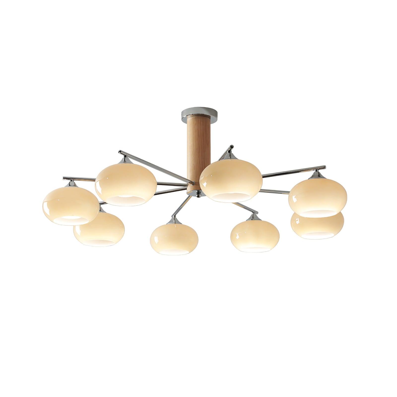 Elliptical Persimmon Chandelier - Lamp Outdoor