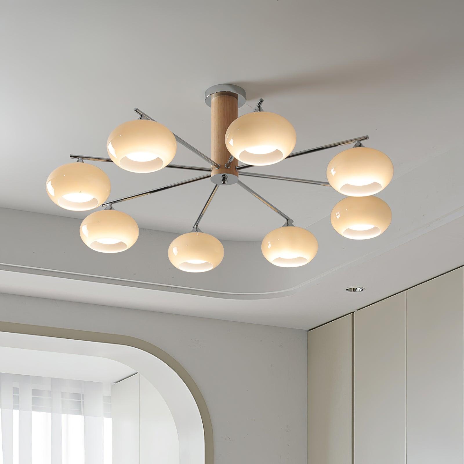 Elliptical Persimmon Chandelier - Lamp Outdoor
