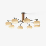 Elliptical Persimmon Chandelier - Lamp Outdoor