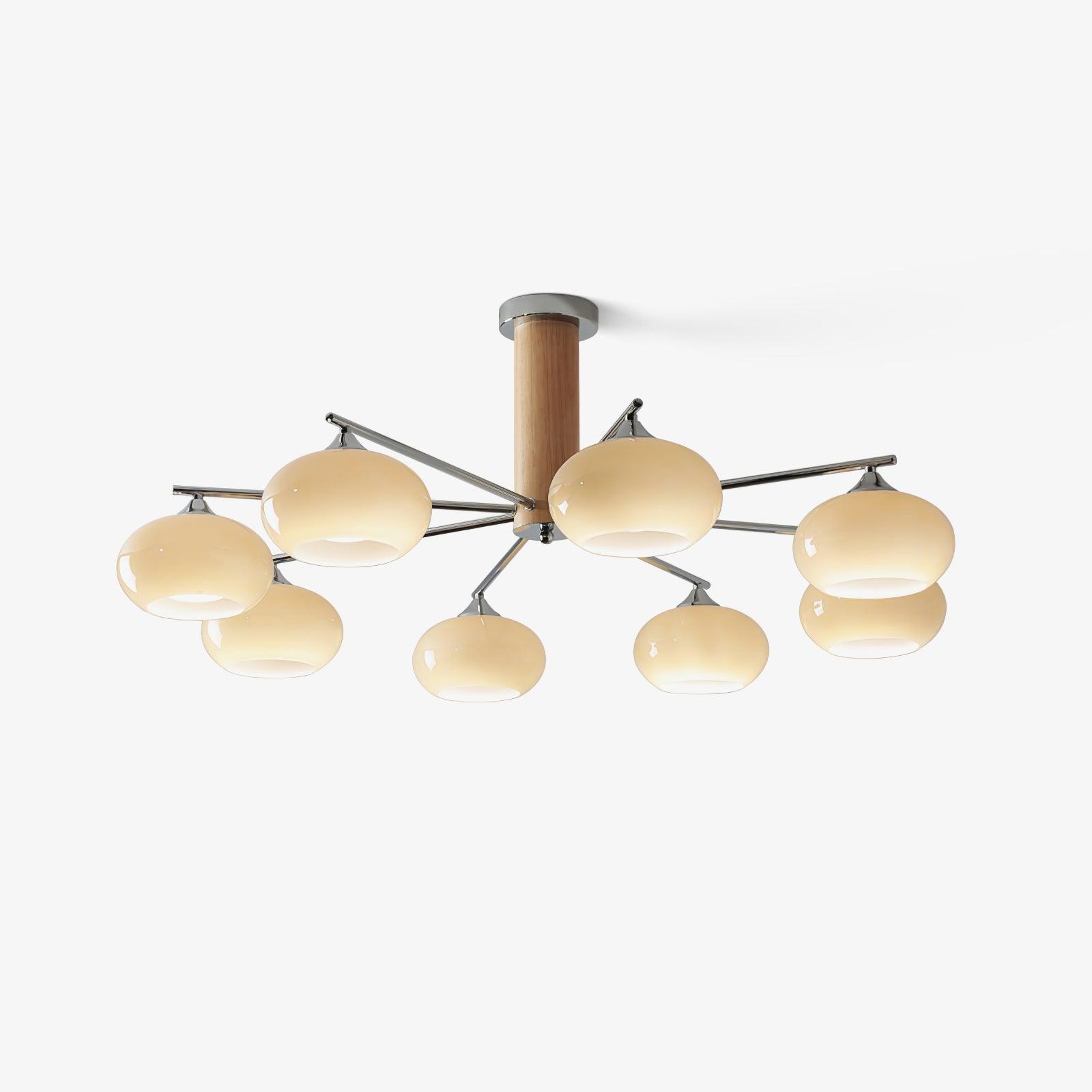 Elliptical Persimmon Chandelier - Lamp Outdoor