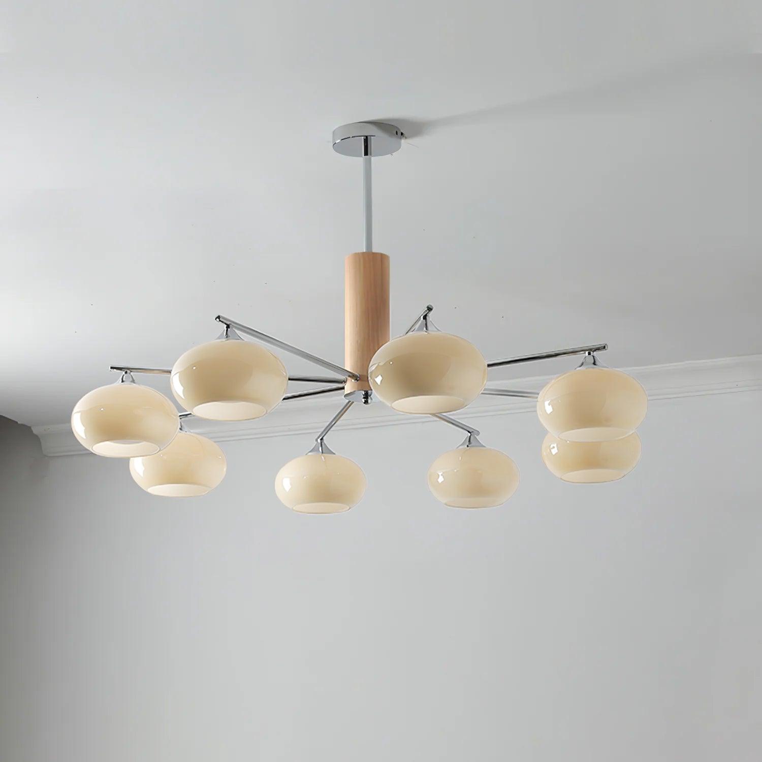 Elliptical Persimmon Chandelier - Lamp Outdoor