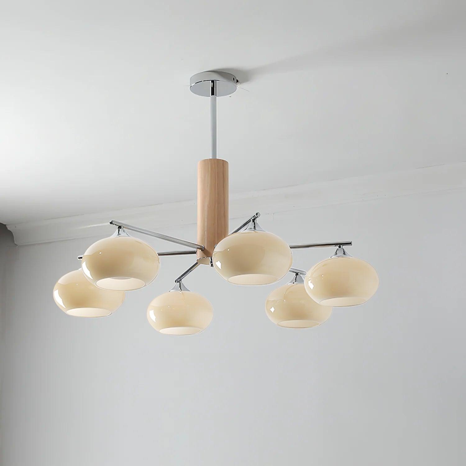 Elliptical Persimmon Chandelier - Lamp Outdoor