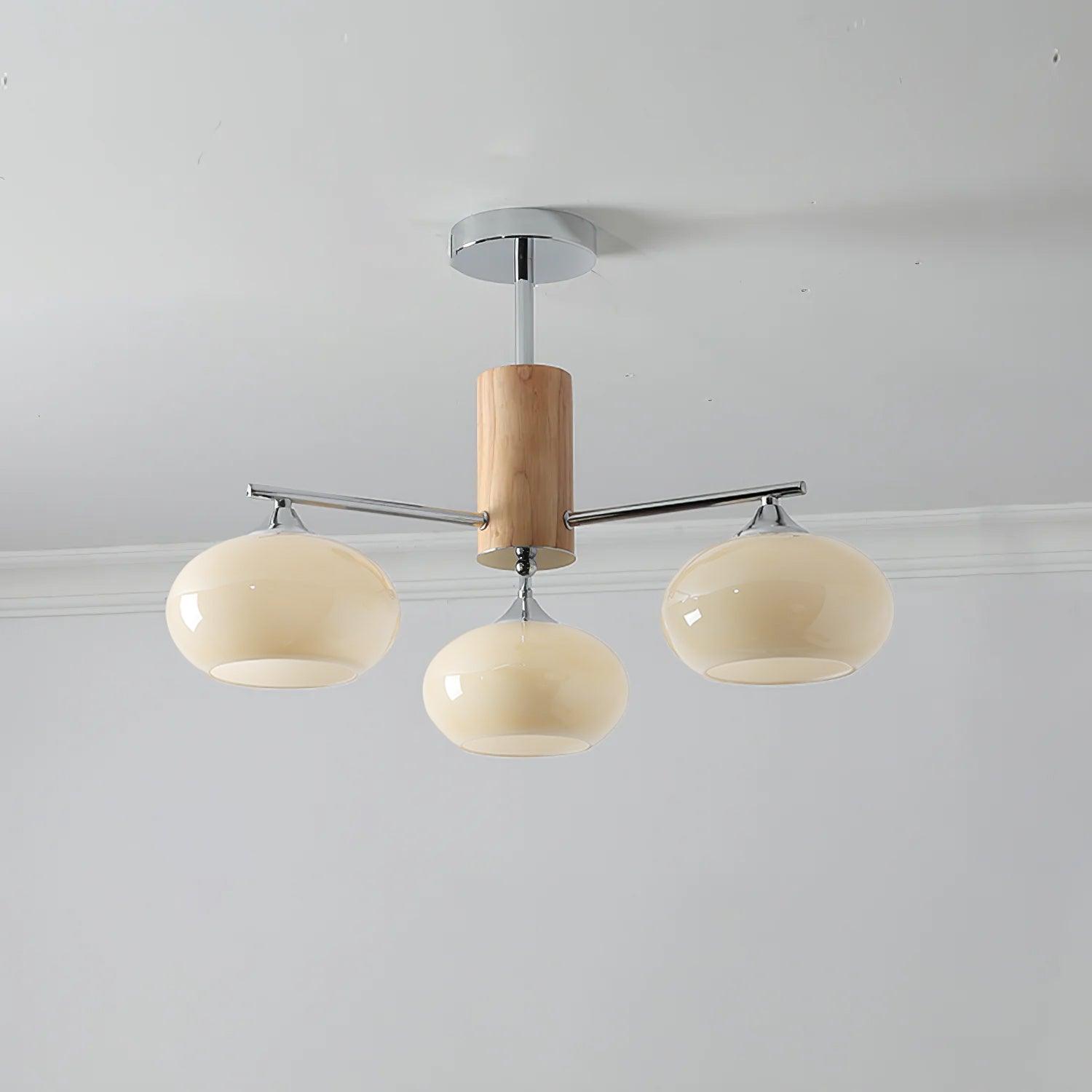 Elliptical Persimmon Chandelier - Lamp Outdoor
