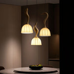 Colire Creativity Twisted Metal Wood Pendant Light - Lamp Outdoor