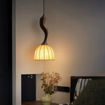 Colire Creativity Twisted Metal Wood Pendant Light - Lamp Outdoor