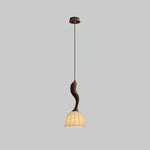 Colire Creativity Twisted Metal Wood Pendant Light - Lamp Outdoor