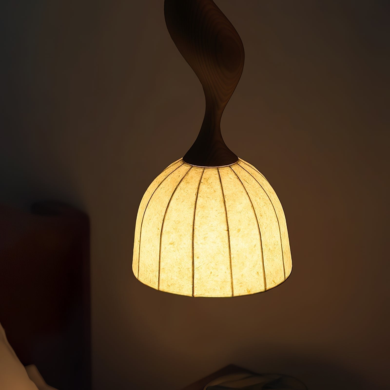 Colire Creativity Twisted Metal Wood Pendant Light - Lamp Outdoor